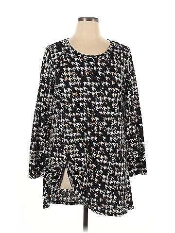G by Giuliana Rancic Long Sleeve Top (view 1)