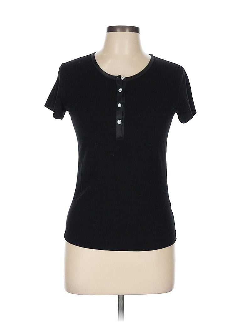 Pre-owned Majestic Paris Short Sleeve Henley Shirt