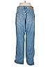 &Denim by H&M 100% Cotton Graphic Blue Jeans Size 6 - photo 2