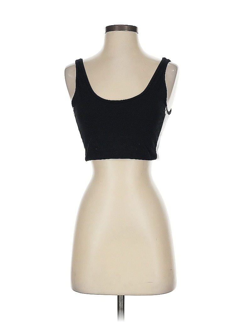 Pre-owned Gap Fit Tank Top Black Strapless Neckline Tops