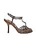 Nicole Miller Collection Brown Heels Size EU 37 1/2 - photo 1