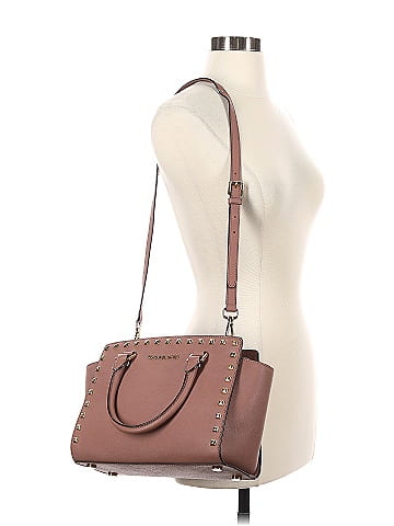 MICHAEL Michael Kors Leather Satchel (view 2)