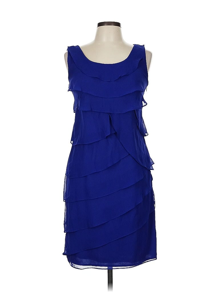 Pre-owned R & M Richards Cocktail Dress In Blue