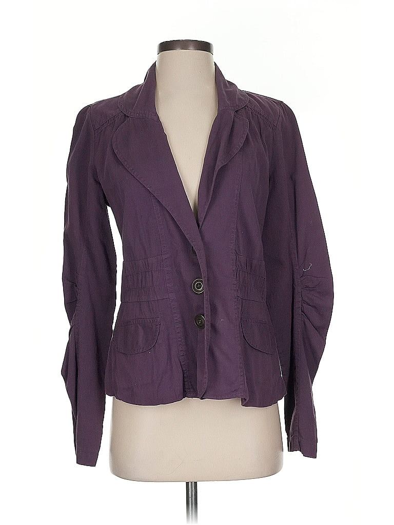XCVI 100% Cotton Purple Long Sleeve Blouse Size S - photo 1