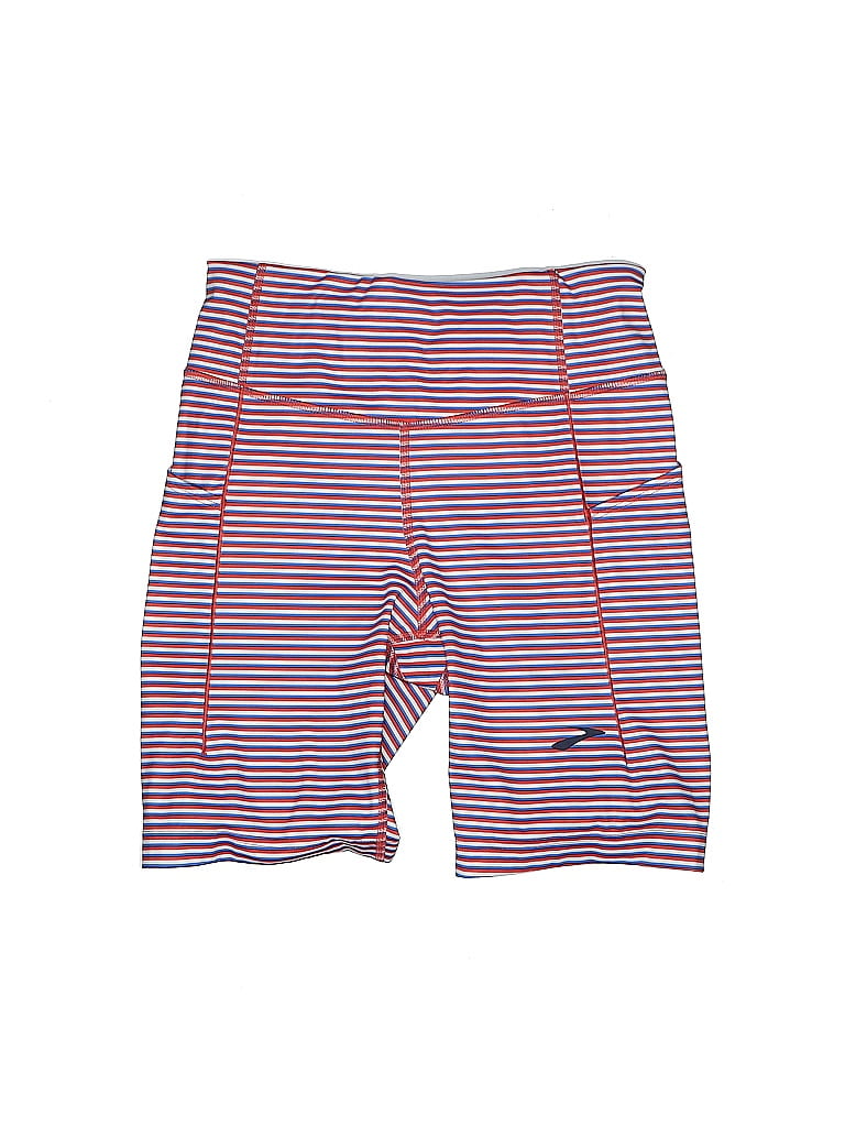 Brooks Stripes Red Athletic Shorts Size M - photo 1