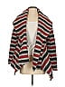 S.Y.L.K. 100% Polyester Stripes Gray Coat Size S - photo 1