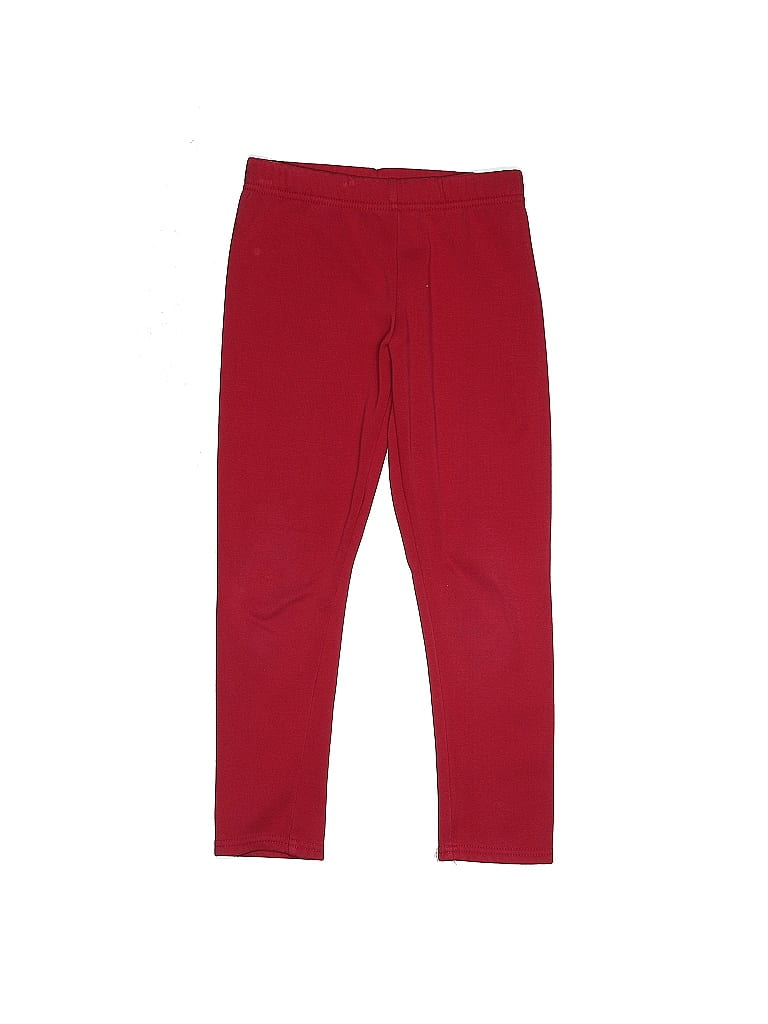 Carter's Solid Red Active Pants Size 8 (big kids) - photo 1