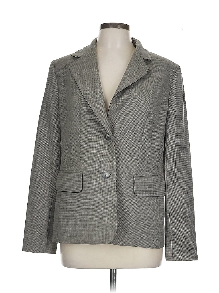 Pre-owned Ann Taylor Loft Wool Blazer Jacket In Brown
