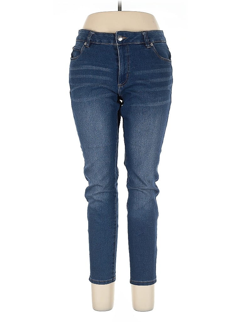 Click to view more detailed imagery on our partner's website Pre-owned Tahari Jeans In Blue