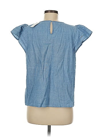J.Crew Factory Store Short Sleeve Blouse (view 2)