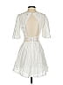 Polly 100% Cotton White Cocktail Dress Size 2 - photo 2
