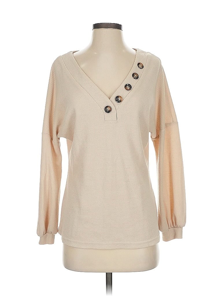 Pre-owned Merokeety Long Sleeve T-shirt In Brown