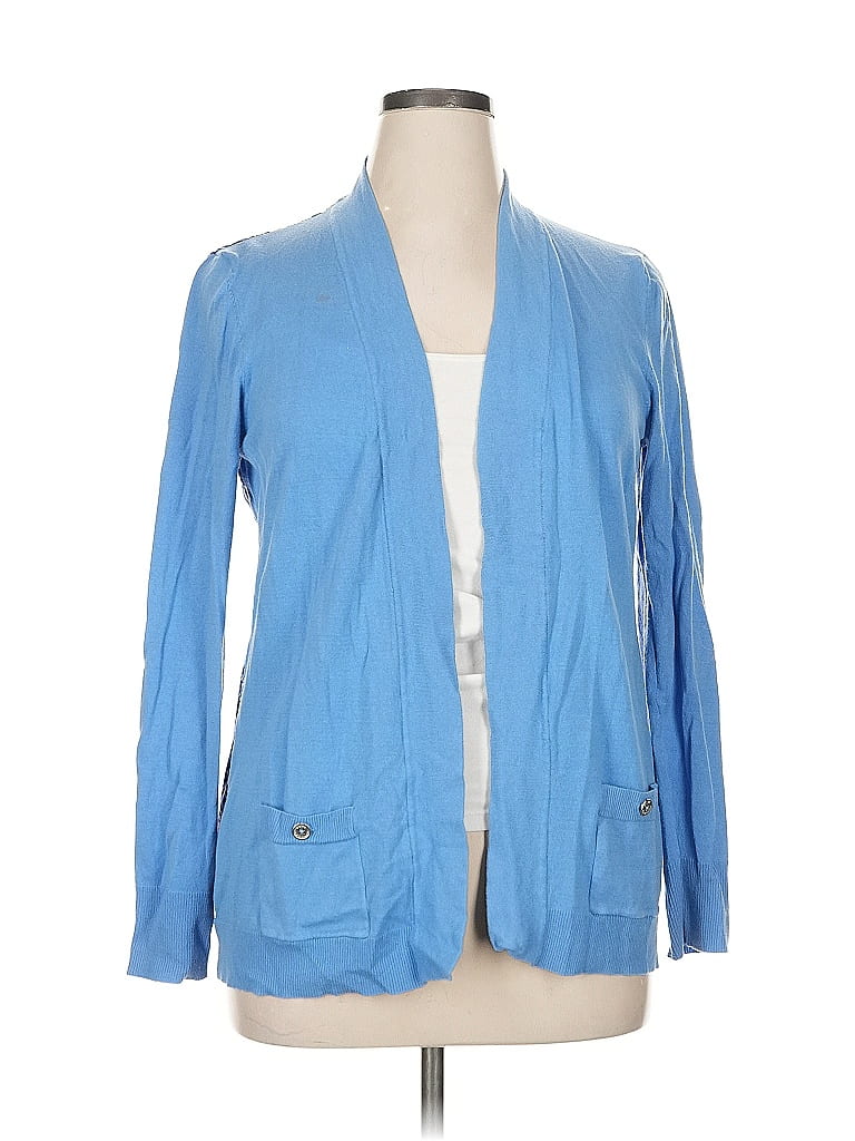 Dana Buchman Blue Cardigan Size XL - photo 1