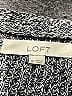Ann Taylor LOFT 100% Cotton Tweed Gray Pullover Sweater Size M - photo 6