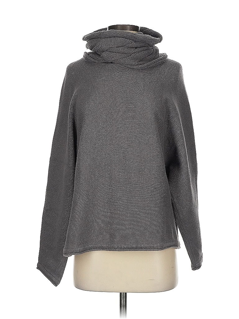 Pre-owned Green Dragon Turtleneck Sweater In Gray