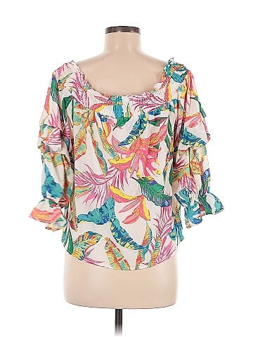 Jealous Tomato 3/4 Sleeve Blouse (view 2)