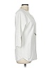 Damask 100% Cotton Ivory White 3/4 Sleeve Blouse Size M - photo 4