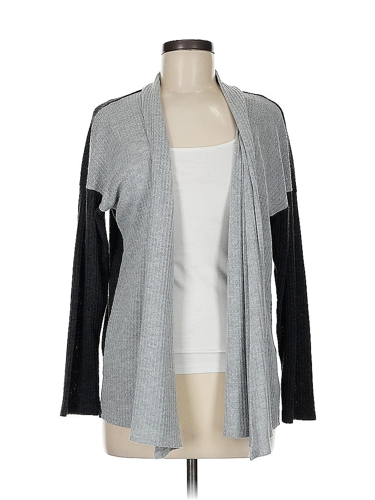 Pre-owned Bobeau Cardigan Sweater In Gray