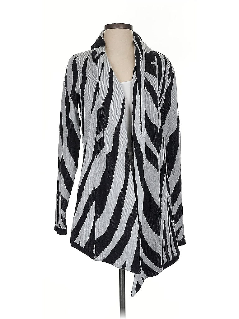 Dana Buchman Silver Cardigan Size S - photo 1