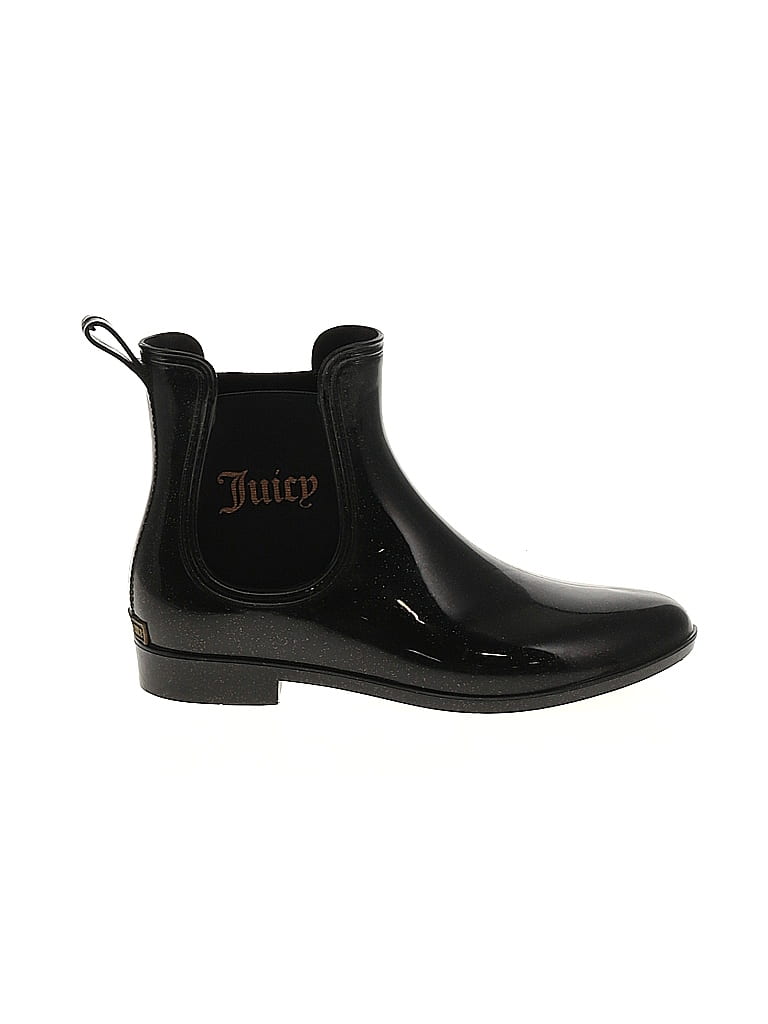 Juicy Couture Black Ankle Boots Size 10 - photo 1