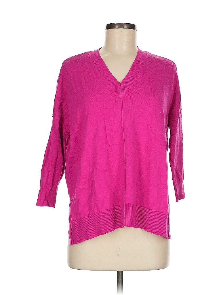 Pre-owned Ann Taylor Pullover Sweater In Pink