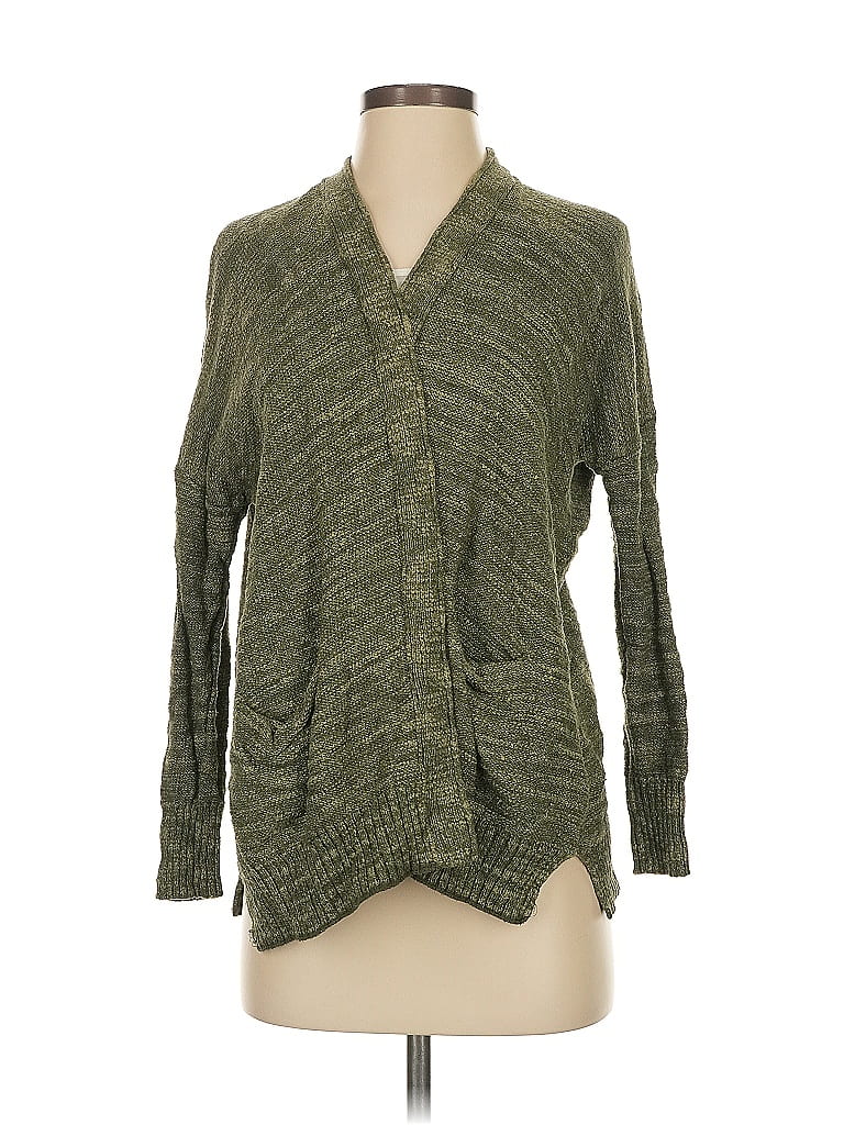 Pre-owned Anthropologie Cardigan Sweater In Green