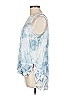 Hard Tail Blue Sleeveless Blouse Size L - photo 5