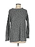 Ann Taylor LOFT 100% Cotton Tweed Gray Pullover Sweater Size M - photo 1