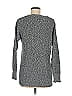 Ann Taylor LOFT 100% Cotton Tweed Gray Pullover Sweater Size M - photo 2