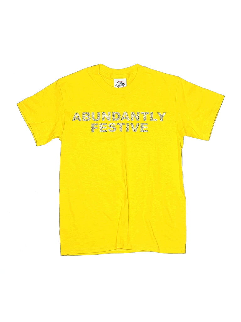 Delta Pro Weight 100% Polypropylene Yellow Short Sleeve T-Shirt Size S (big kids) - photo 1