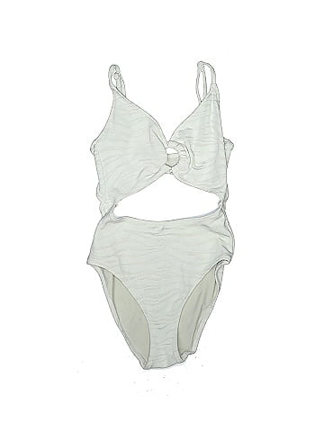 Solid & Striped One Piece Swimsuit (view 1)