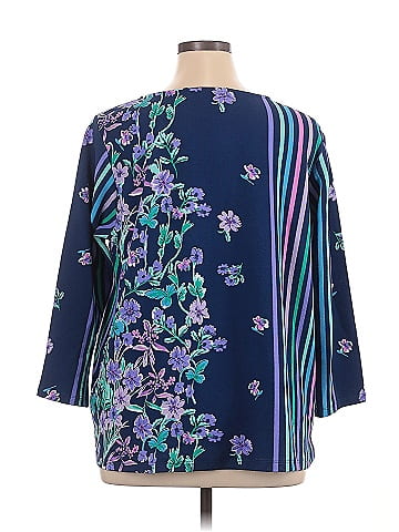 Bob Mackie 3/4 Sleeve Blouse (view 2)