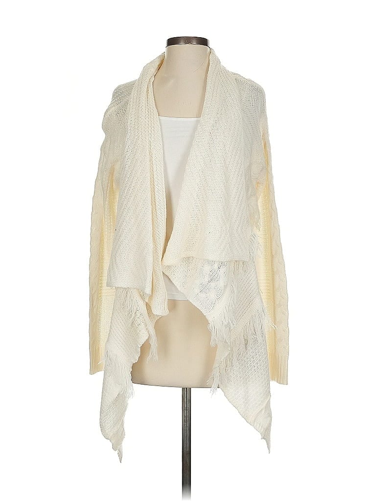Pre-owned American Rag Cie Cardigan Sweater In White