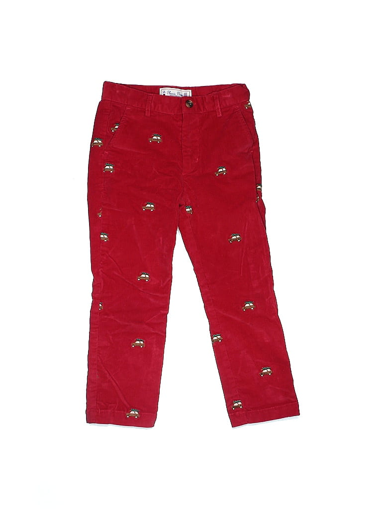 Classic Prep Hearts Red Casual Pants Size 5 (big kids) - photo 1