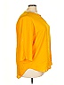 Chaus 100% Polyester Yellow 3/4 Sleeve Blouse Size 2X - photo 4