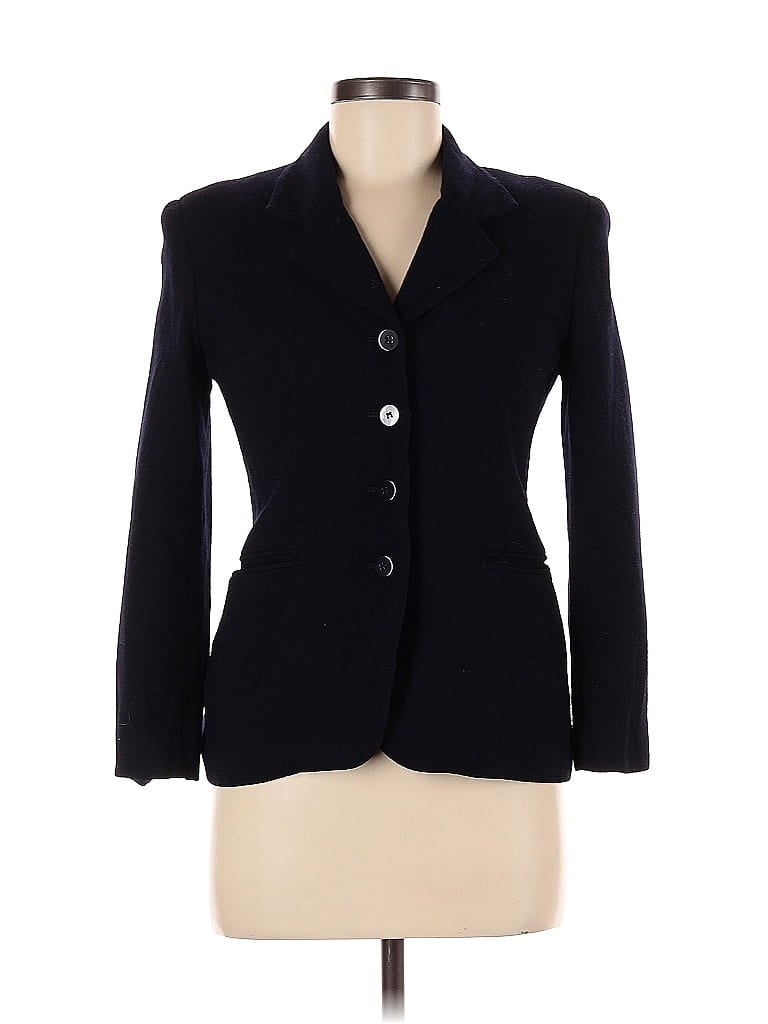 Click to view more detailed imagery on our partner's website Pre-owned Jones New York Wool Blazer Jacket In Blue