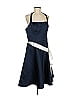 Bill Levkoff 100% Polyester Blue Cocktail Dress Size 14 - photo 1