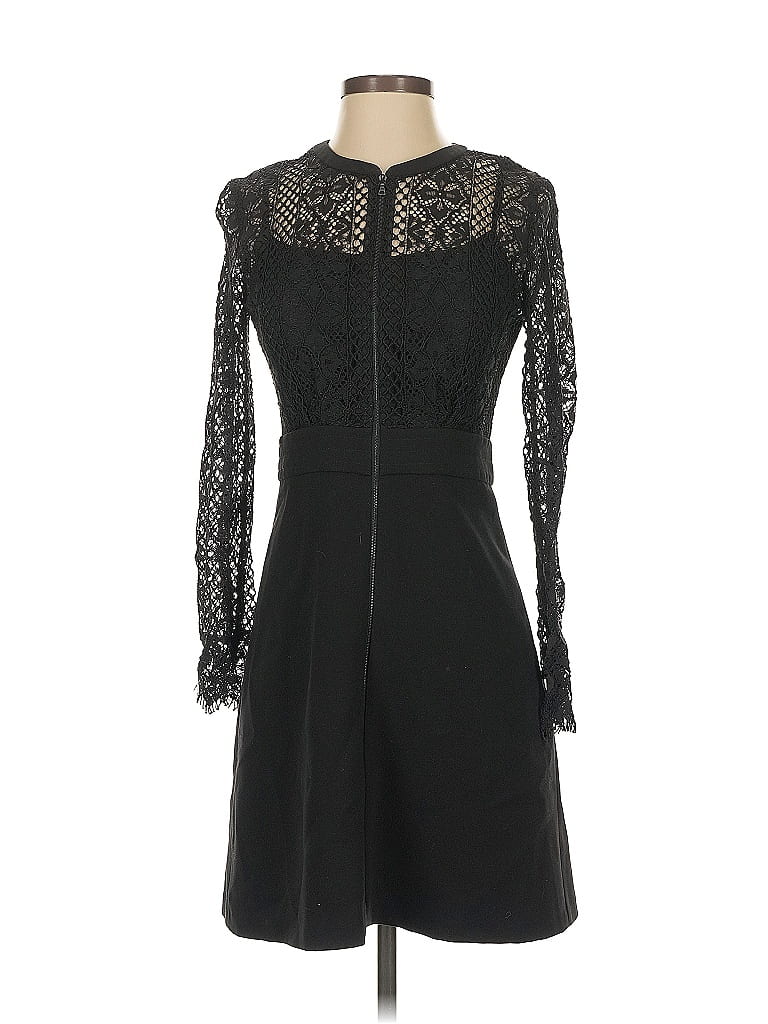 Pre-owned Sandro Cocktail Dress In Black