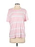 Rivet & Thread Stripes Pink Short Sleeve T-Shirt Size XXS - photo 1