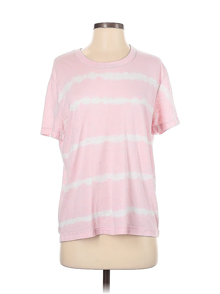 Rivet & Thread Stripes Pink Short Sleeve T-Shirt Size XXS - photo 1