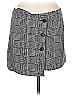 Love, Fire Houndstooth Gray Casual Skirt Size L - photo 1