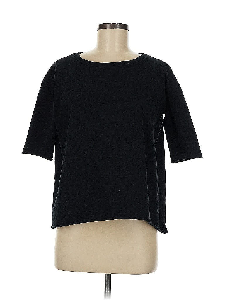 Frank & Eileen 100% Cotton Black 3/4 Sleeve T-Shirt Size M - photo 1