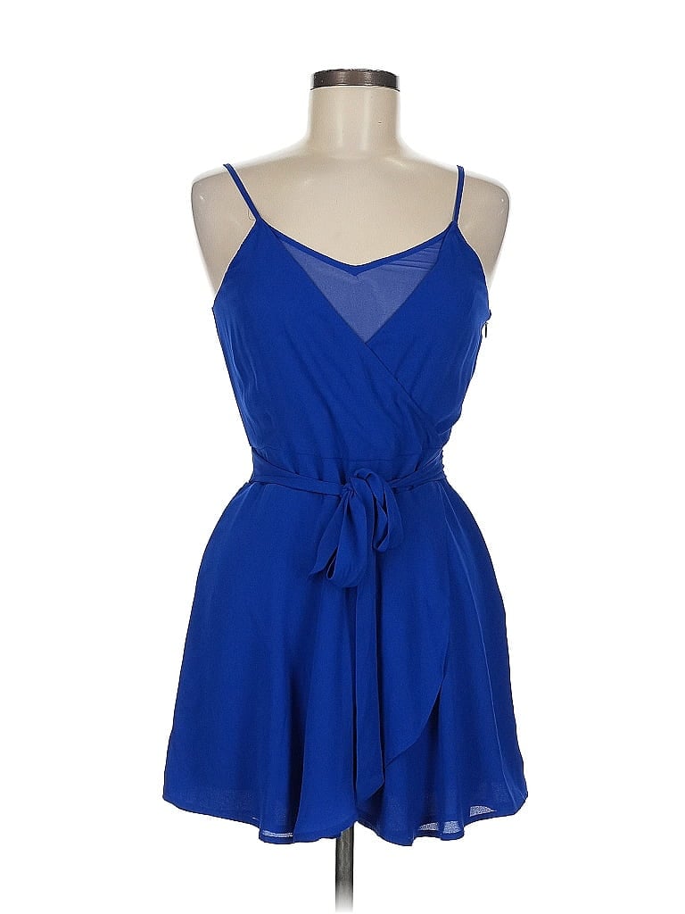 Pre-owned Express Cocktail Dress In Blue
