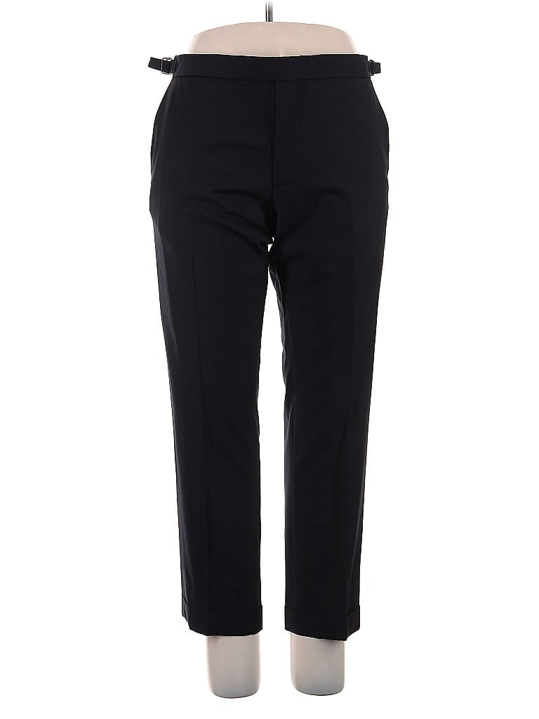 Ralph by Ralph Lauren Solid Black Blue Dress Pants Size 35 waist - photo 1
