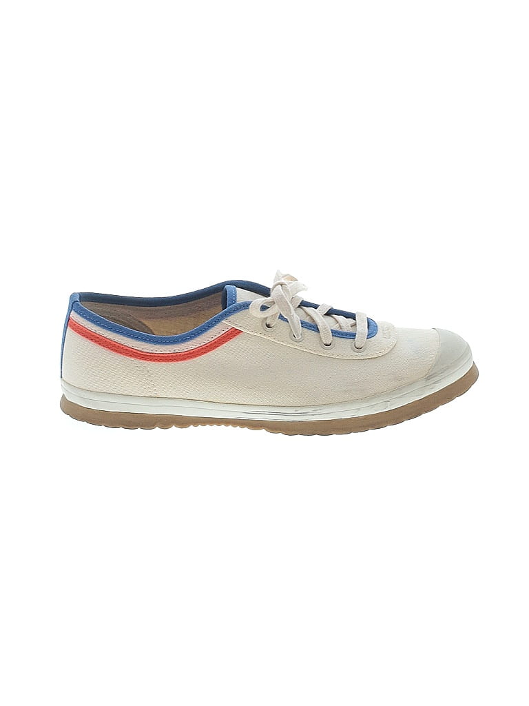 Tory Sport 100% Other Stripes White Ivory Sneakers Size 10 - photo 1