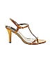 Glint Gold Yellow Heels Size 8 1/2 - photo 1