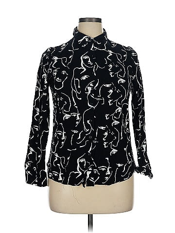 Big Dart Long Sleeve Blouse (view 1)