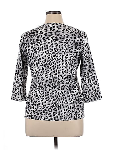 Karen Scott Sport 3/4 Sleeve T-Shirt (view 2)