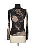 ETRO 100% Elastane Brown Long Sleeve Turtleneck Size EU (IT) 40 / US 4 - photo 1