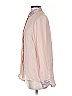 Tome Color Block Pink Long Sleeve Blouse Size 4 - photo 5